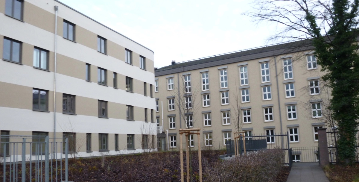 Ansicht des Verwaltungsgebäudes in Kassel Wilhelmshöhe