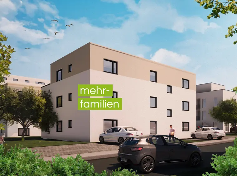 Renderbild des Mehrfamilienwohnhaus in Kassel Vellmar