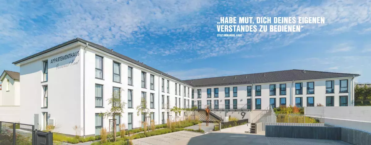 Würzburg Kantstraße Apartmenthaus - Panoramaansicht